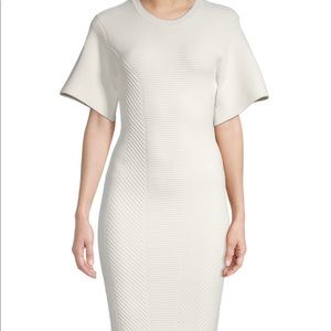 Herve Leger Bodycon Dress. Alabaster color
